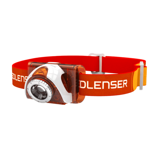 Linterna frontal LEDLENSER SEO3 Naranja